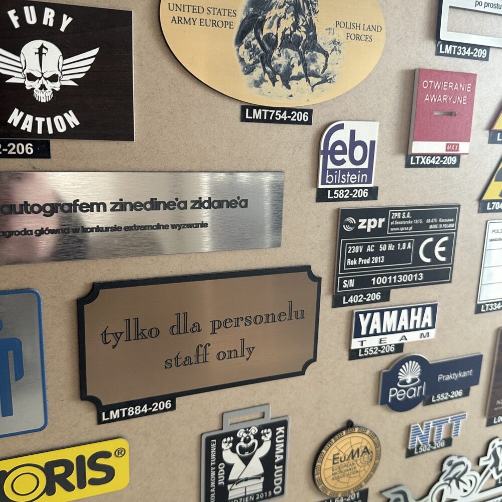 tabliczki znamionowe gdansk gdynia sopot
