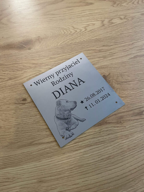 Tabliczka uwaga pies Tabliczka uwaga pies