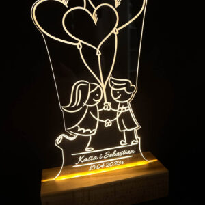 Lampka LED | statuetka dla zakochanych