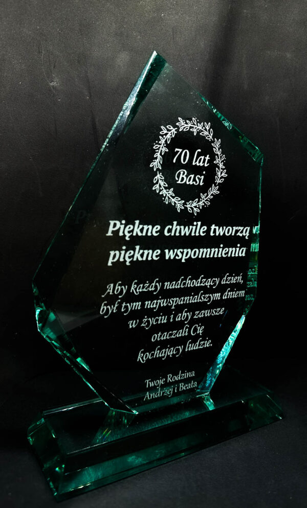 Szklana statuetka Klejnot + etui Szklana statuetka Klejnot + etui