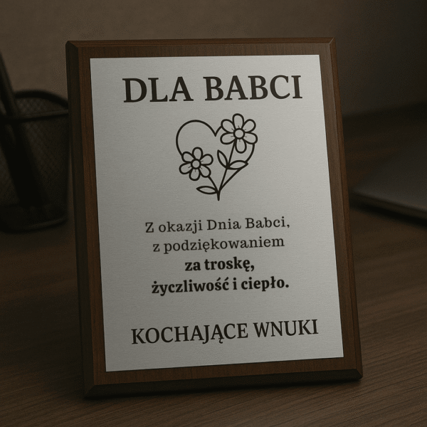 Dyplom dla babci Dyplom dla babci