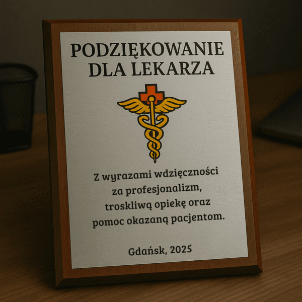 Dyplom dla lekarza