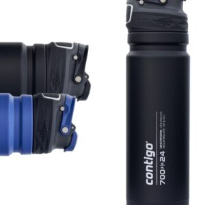 Termos z ustnikiem Free Flow Contigo 700ml Czarny Termos z ustnikiem Free Flow Contigo 700ml Czarny