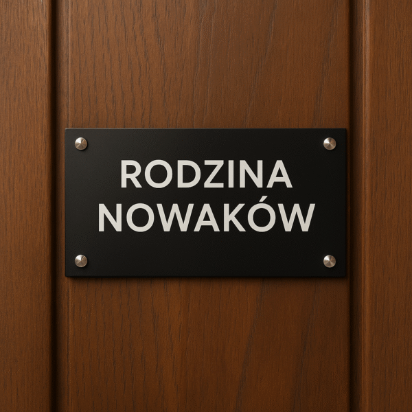 Tabliczka na drzwiach