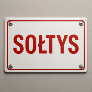 Tabliczka Sołtys