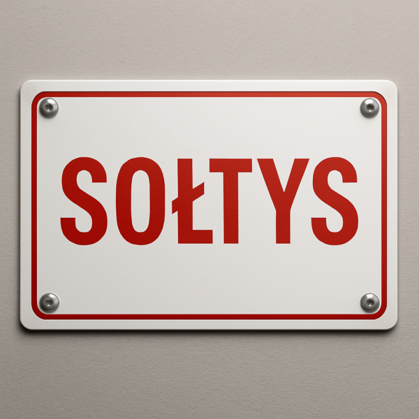 Tabliczka Sołtys