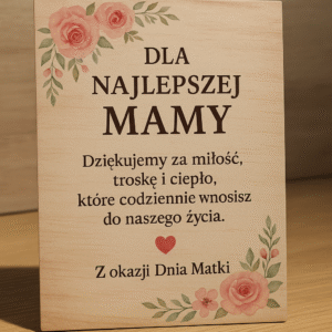 Tabliczka dla mamy na Dzień Matki