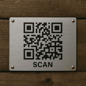 Tabliczka z kodem QR