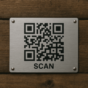 Tabliczka z kodem QR