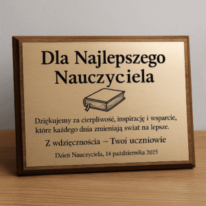 Tabliczka dla Nauczyciela