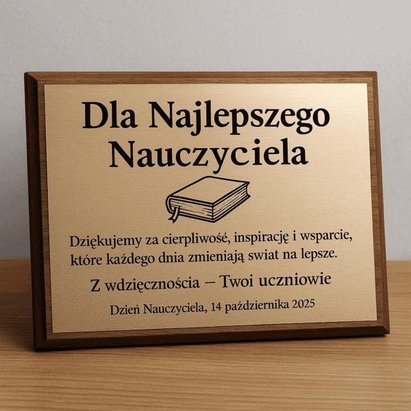 Tabliczka dla Nauczyciela