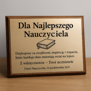 Tabliczka dla Nauczyciela