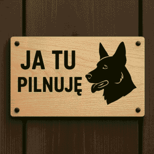 Tabliczka dla psa