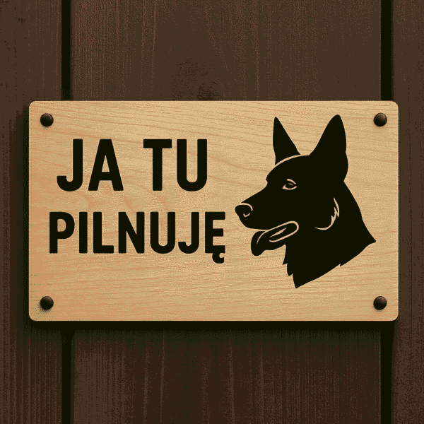 Tabliczka dla psa