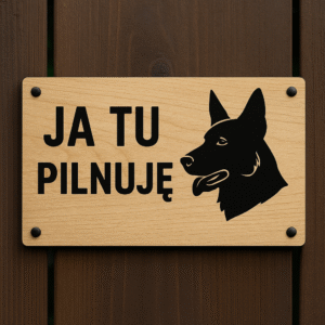 Tabliczka dla psa