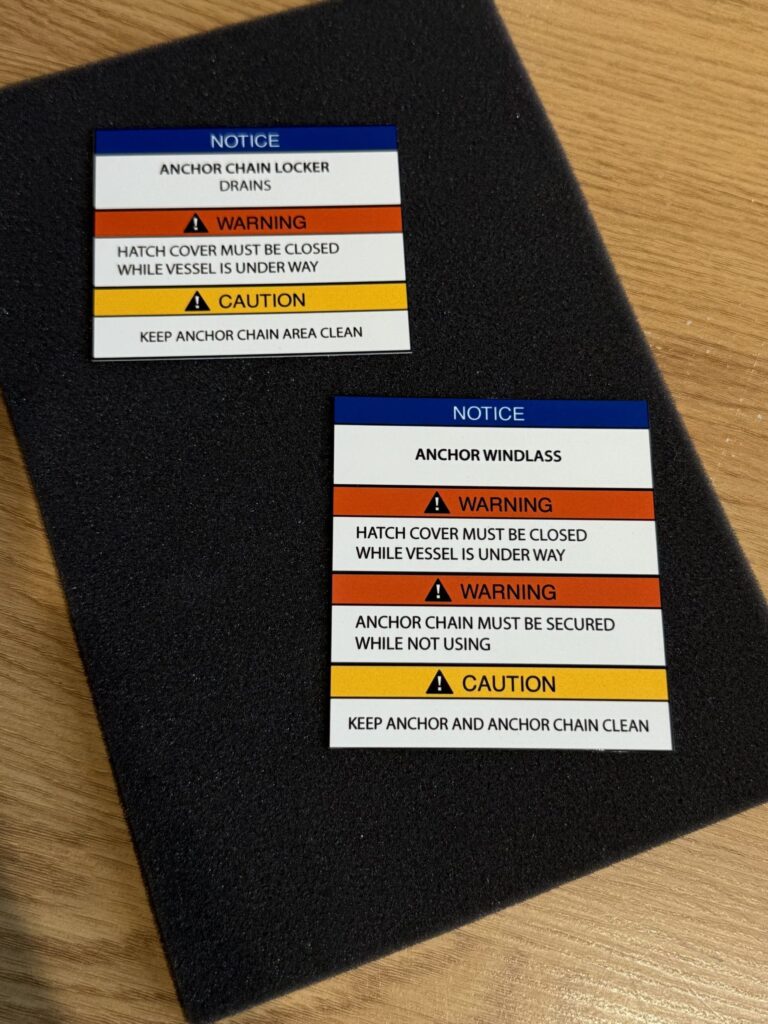 Tabliczki znamionowe kolorowe, sublimacja przemysłowa
